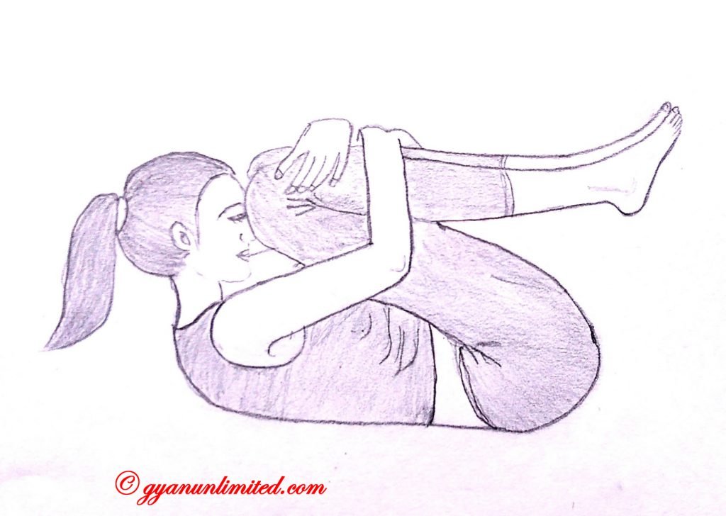 Pawanmuktasana (Wind Relieving Pose) — yoga for constipation relief and digestive health