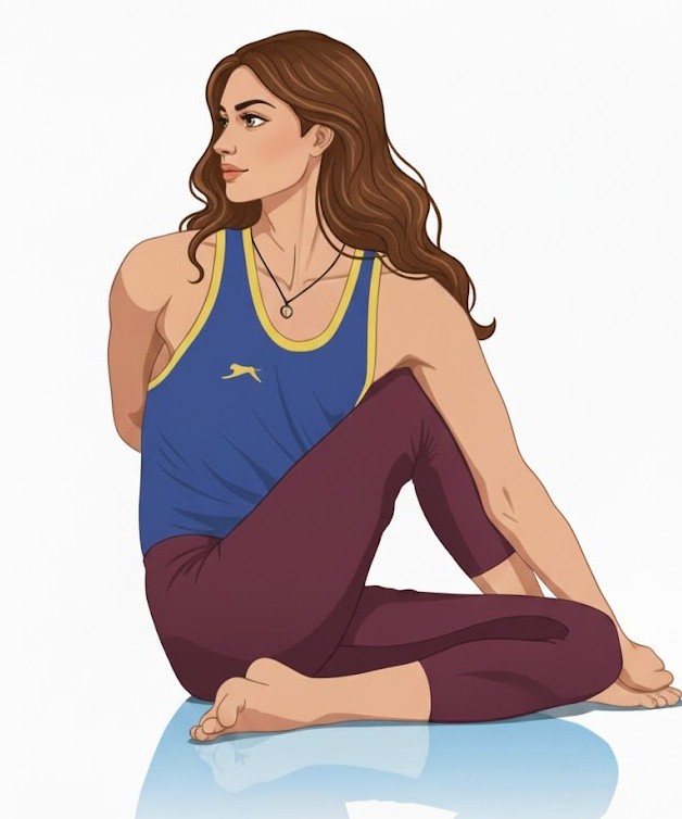 Ardha Matsyendrasana - Yoga for diabetes