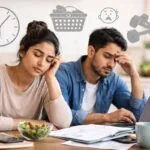 People struggling to balance daily responsibilities and healthy lifestyle routines